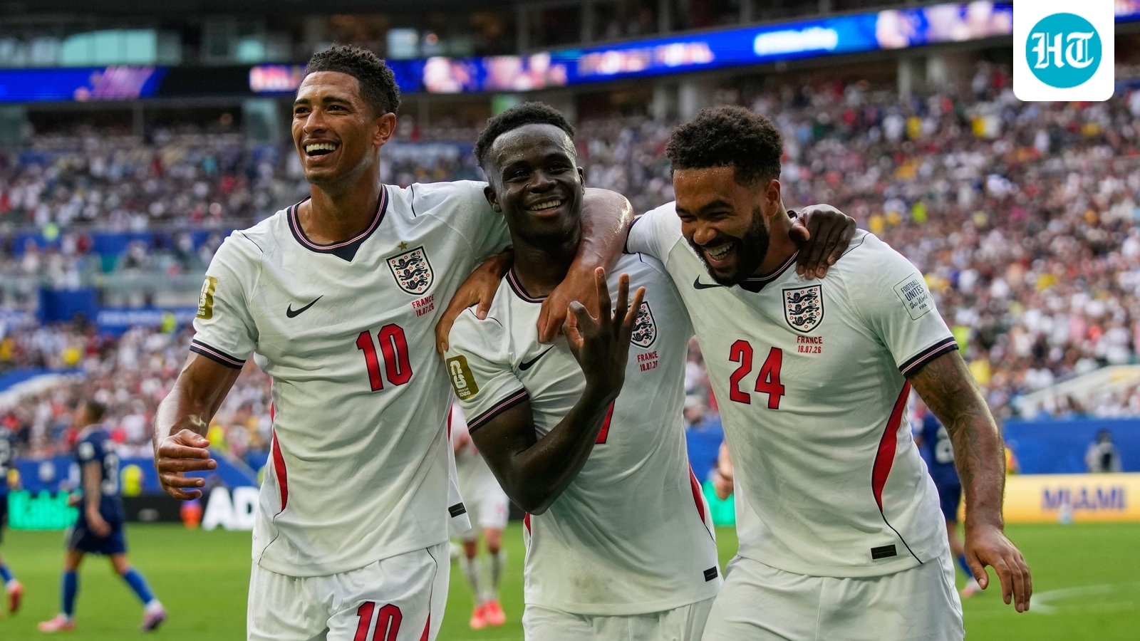 Bukayo Saka speechless before walking away from BBC interview over England World Cup remark