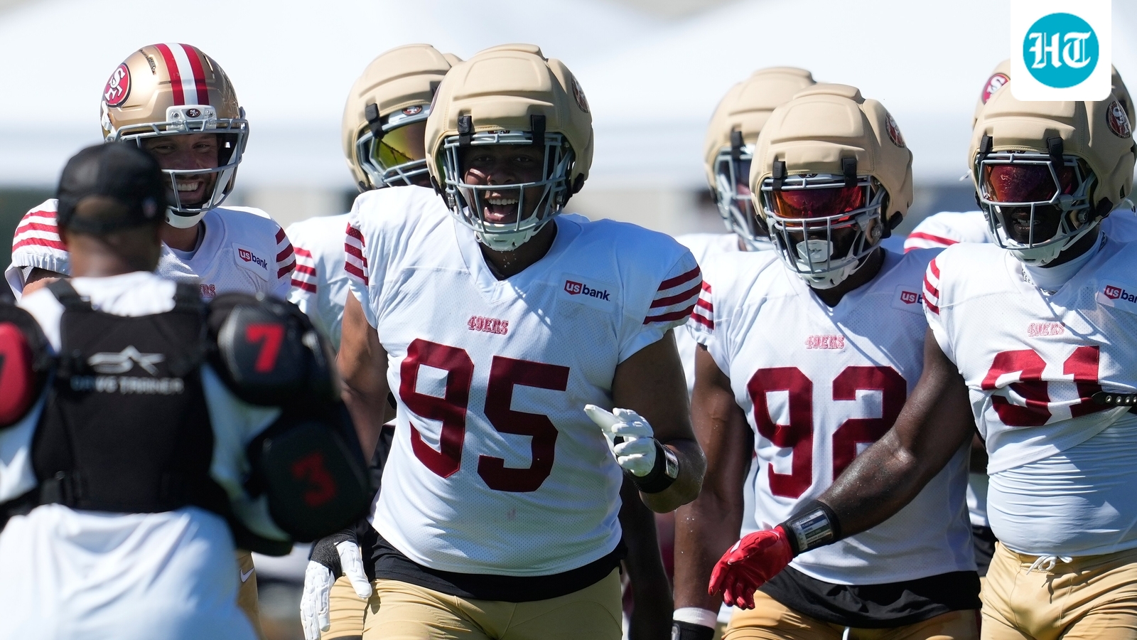 Evans discussed his personal relationship with Samuel, who joins San Francisco's experienced receiving core for a championship push