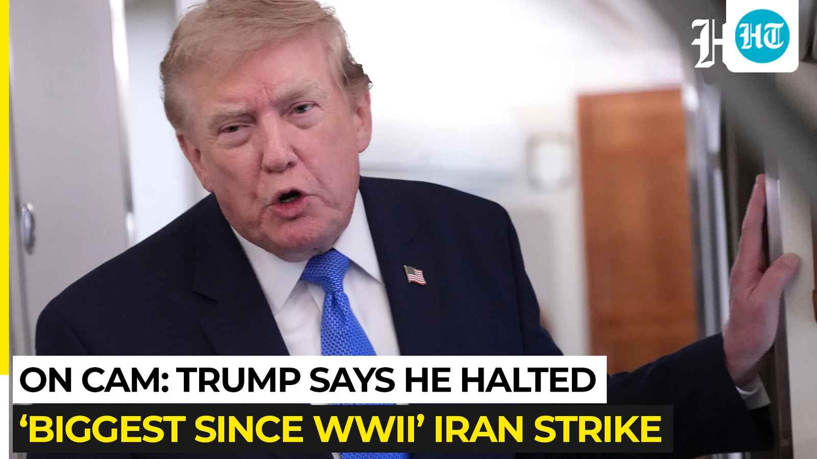 President Trump said the U.S. was ready to strike but called it off after allies requested a halt