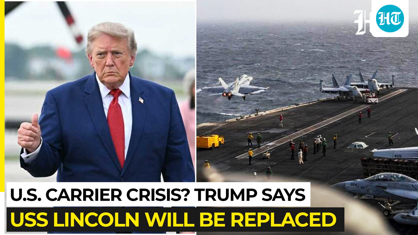 Trump says USS Lincoln deployment "not nearly long enough" as concerns mount
