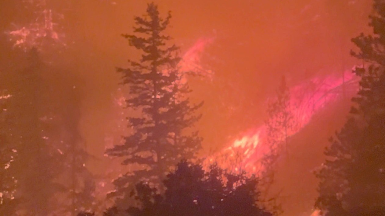 The Bold Range fire alone has scorched 95,000 acres, with conditions described as highly volatile and threatening