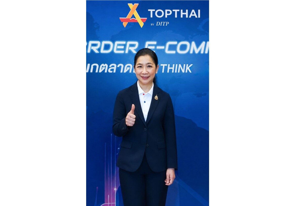 TOPTHAI by DITP connects Thai products to global markets through 13 platforms in 12 countries.