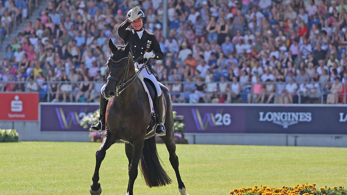 World Championship medal number 14: dressage legend Isabell Werth rides to bronze in the freestyle