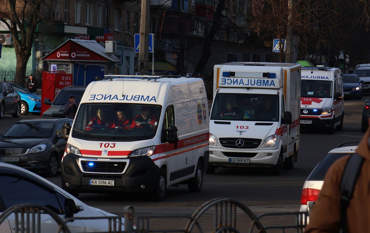Strikes hit over 7 locations in four districts, damaging residential infrastructure across the Ukrainian capital