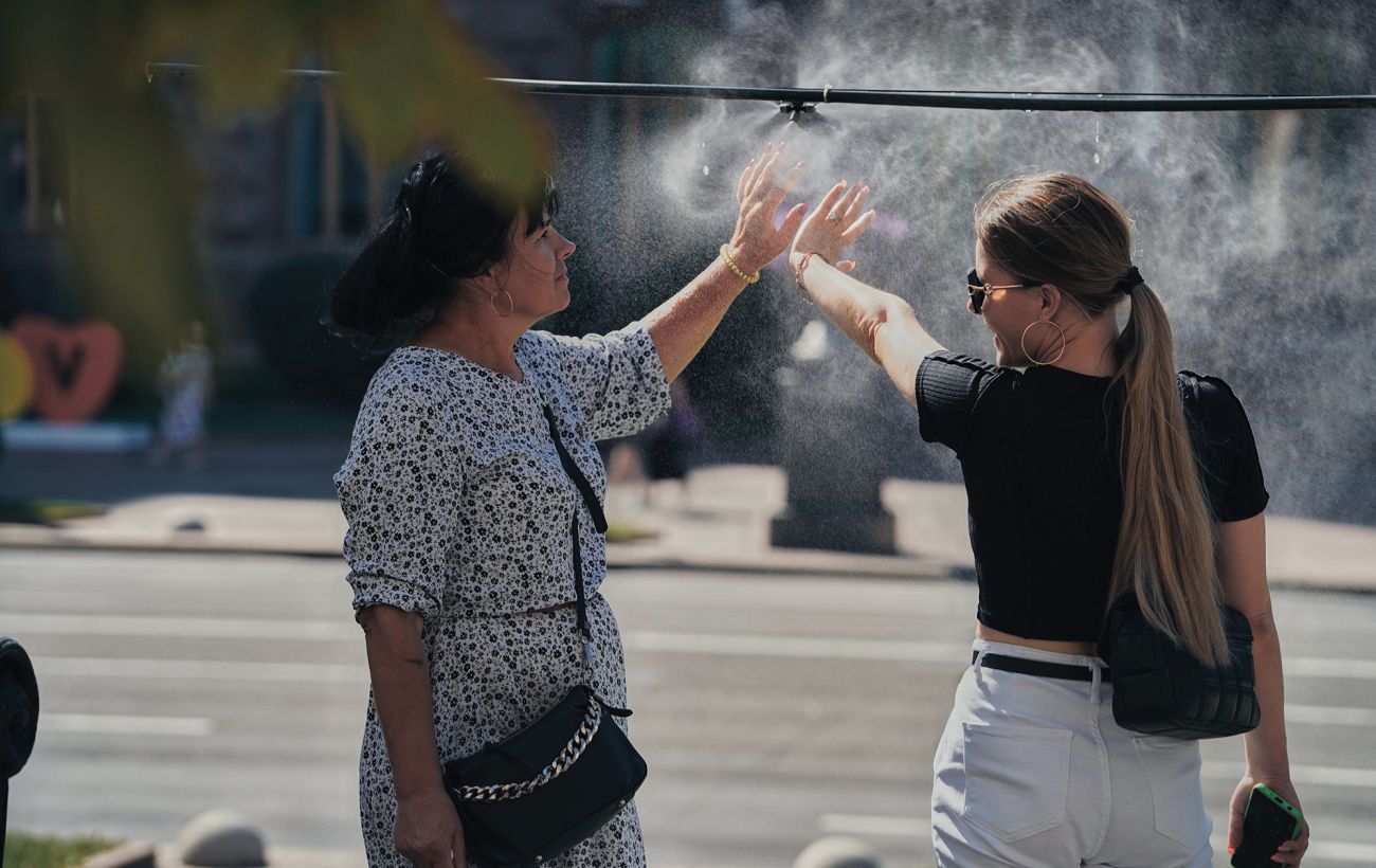 Today in Ukraine it is dry and hot