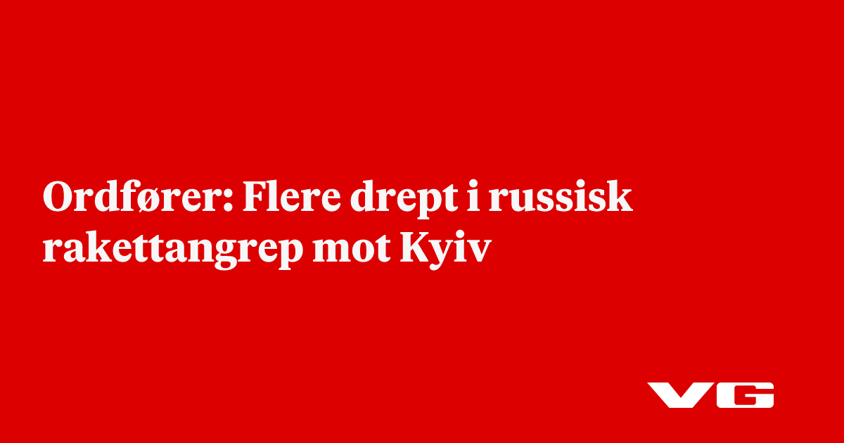 Mayor: Several killed in Russian rocket attack on Kyiv
